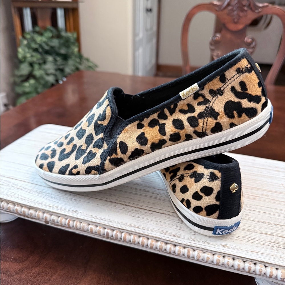 *SOLD*Kate Spade X KEDS leopard print sneakers. Excellent condition! *SOLD*